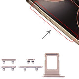 Knapper og SIM-kortholdere for iPhone 16 Pro og 16 Pro Max - sandfarget titan