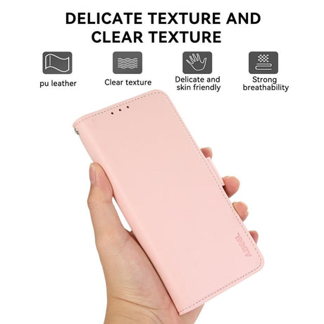 ABEEL Google Pixel 11/Pixel 11 Pro Etui RFID-beskyttelse Rosa