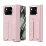 Google Pixel 11 Pro Fold Deksel med Stativ & Håndgrep Rosa