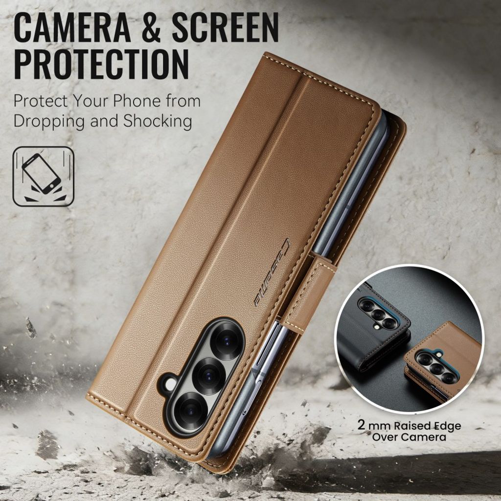 CaseMe Samsung Galaxy Z Fold 8 Ultra Etui 023 Series Brun