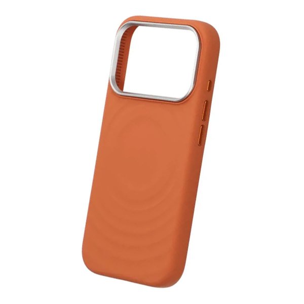 iPhone 17 Pro Max Deksel Silikon MagSafe Oransje