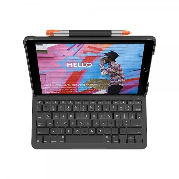 Logitech iPad 10.2 (gen 7/8/9) Etui Slim Folio Nordic Grå