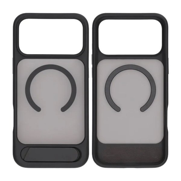 Rvelon iPhone 17 Pro Max Deksel med Stativ MagSafe Svart