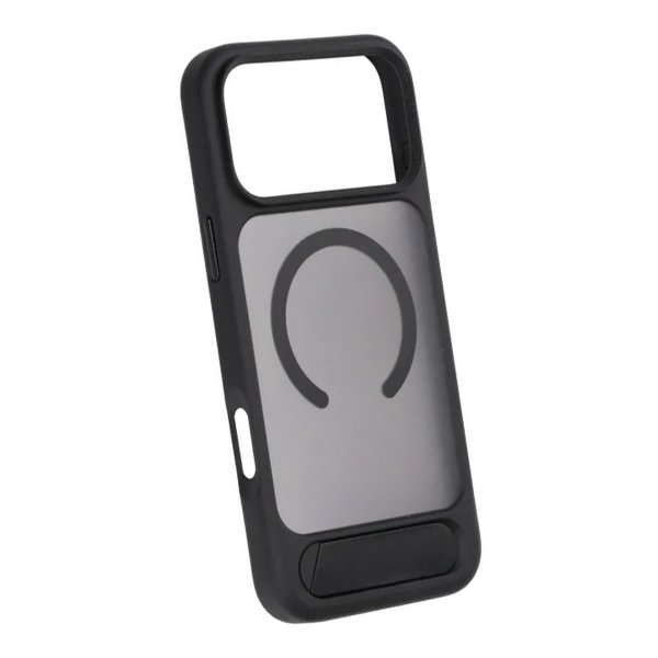 Rvelon iPhone 17 Pro Max Deksel med Stativ MagSafe Svart