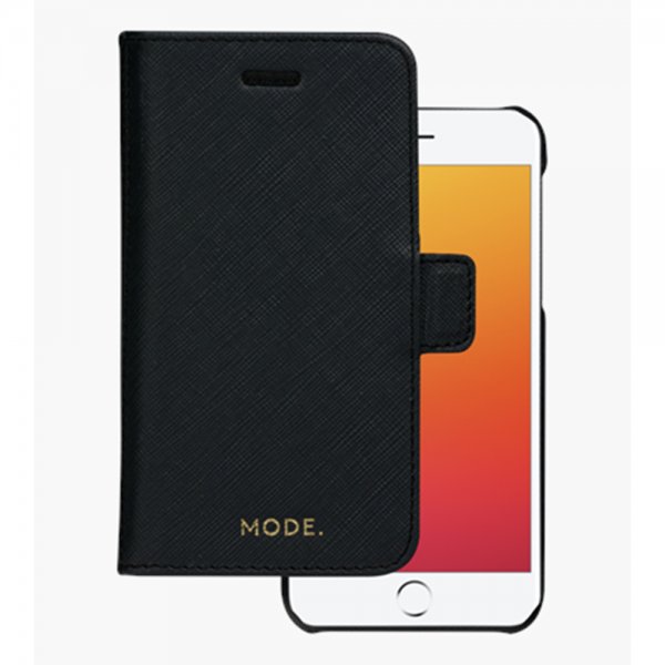 dbramante1928 iPhone 7/8/SE Etui New York Löstagbart Deksel Night Black