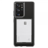 Spigen Samsung Galaxy S21 Ultra Deksel Crystal Slot Crystal Clear