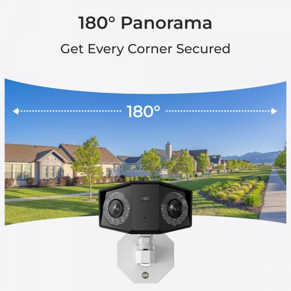 Reolink Duo 2 PoE (P730) 4K PoE kamera for utendørsbruk Hvit