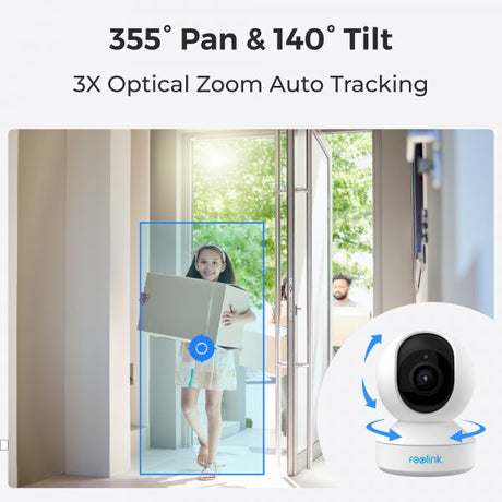 Reolink E1 Zoom (E340) Smart PTZ WiFi Innendørs Kamera