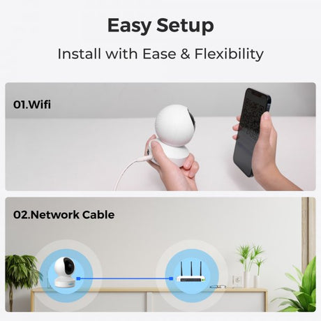 Reolink E1 (E320) Innendørs overvåkningskamera Wi-Fi