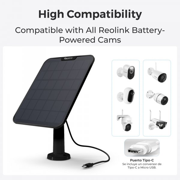 Reolink Solfelle 2 6W Svart
