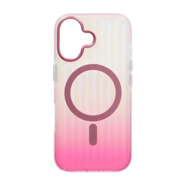 iPhone 17 Deksel Korrugerte MagSafe Rosa