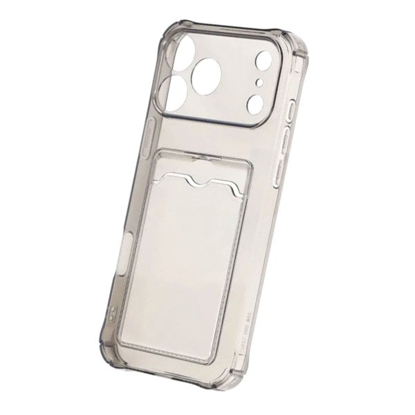 iPhone 17 Pro Max Deksel Kortholder Svart
