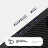ABEEL Google Pixel 11 Deksel Kolfibertextur MagSafe Svart