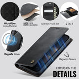 CaseMe iPhone 17 Etui C49 Series Svart