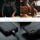 CaseMe iPhone Xs Max Etui 023 Series Svart