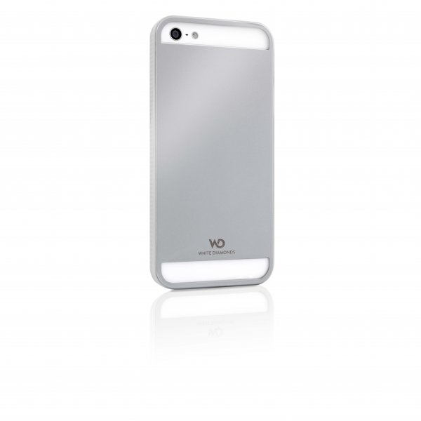 White Diamonds iPhone 5/5S/SE 2016 Deksel Metal Sølv