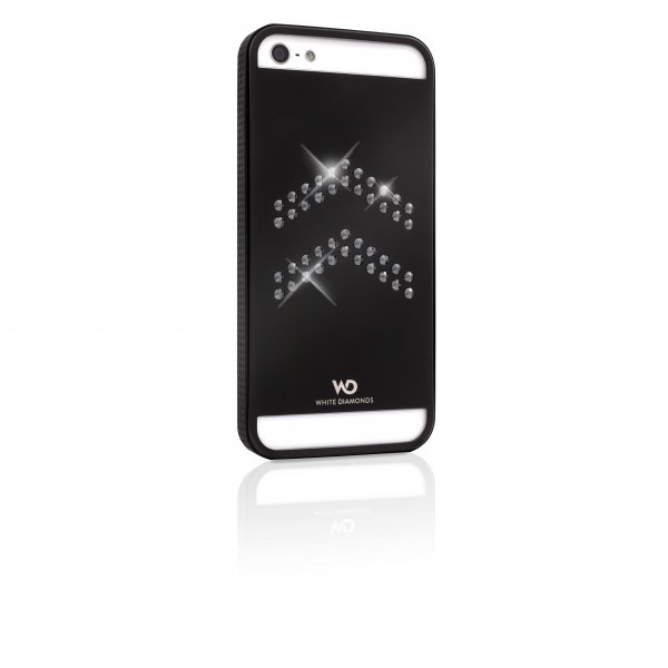 White Diamonds iPhone 5/5S/SE 2016 Deksel Aviator Svart