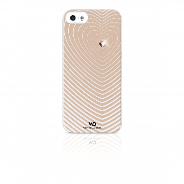 White Diamonds iPhone 5/5S/SE 2016 Deksel Heartbeat Gull