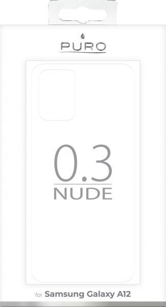 Puro Samsung Galaxy A12 Deksel Nude Transparent