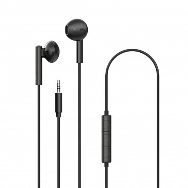 Xqisit Hodetelefoner Button Type Headset 3.5mm Svart