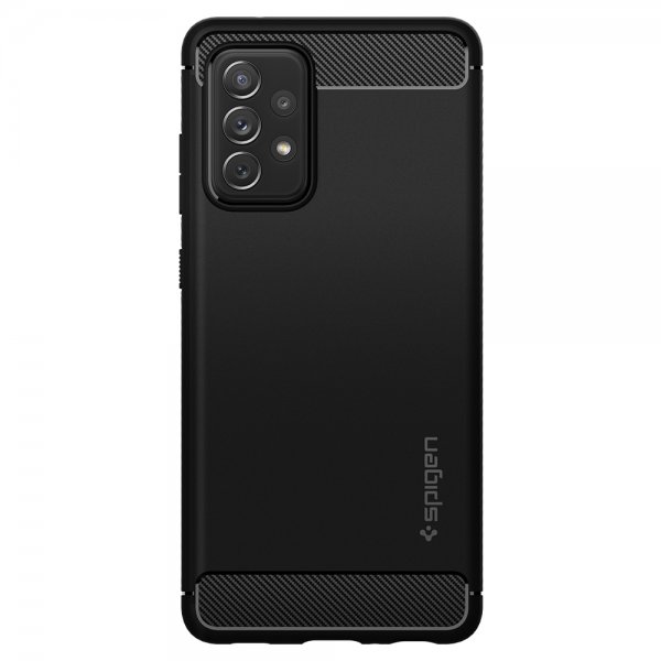 Spigen Samsung Galaxy A72 Deksel Rugged Armor Matte Black