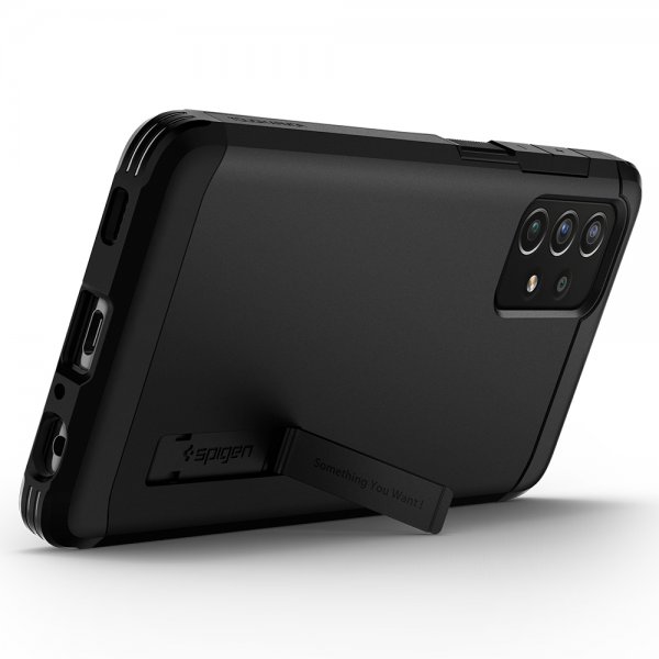 Spigen Samsung Galaxy A72 Deksel Tough Armor Svart
