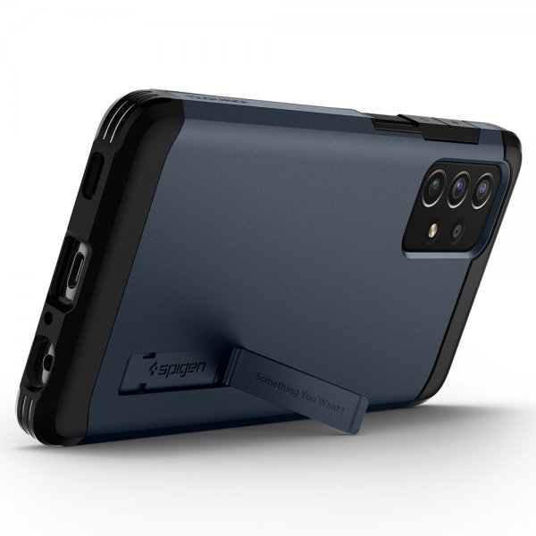 Spigen Samsung Galaxy A72 Deksel Tough Armor Metal Slate