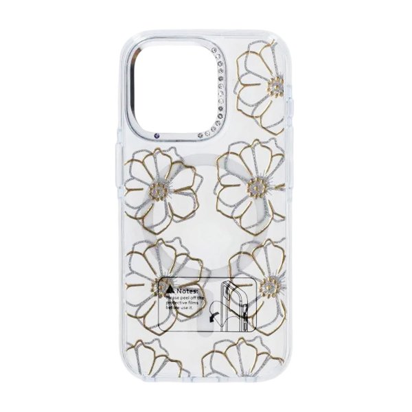 iPhone 15 Pro Max Deksel Mønster MagSafe Blomster