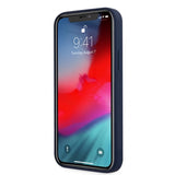 Guess iPhone 12 Pro Max Deksel Vintage Silicone Blå