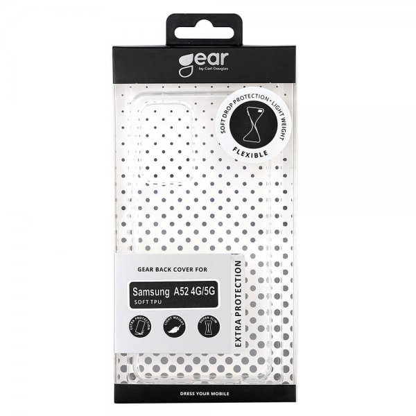 Gear Samsung Galaxy A52/A52s 5G Deksel Transparent TPU Klar