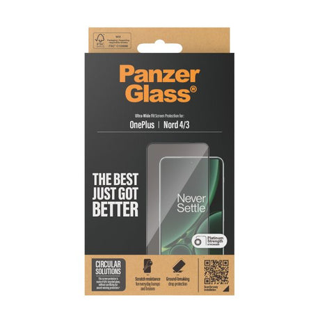 PanzerGlass OnePlus Nord 3/OnePlus Nord 4 Skjermbeskytter Ultra-Wide Fit