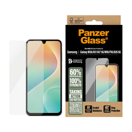 PanzerGlass Samsung Galaxy A17/A26 Skjermbeskytter Ultra-Wide Fit