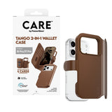 CARE by PanzerGlass iPhone 17 Pro/iPhone 18 Pro Etui Tango Wallet MagSafe Brun
