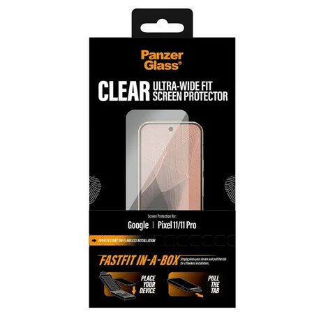 PanzerGlass Google Pixel 11/Pixel 11 Pro Skjermbeskytter Ultra-Wide Fit Fastfit
