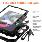 iPad Air 10.9 (gen 4/5) Deksel Heavy Duty Armor Svart