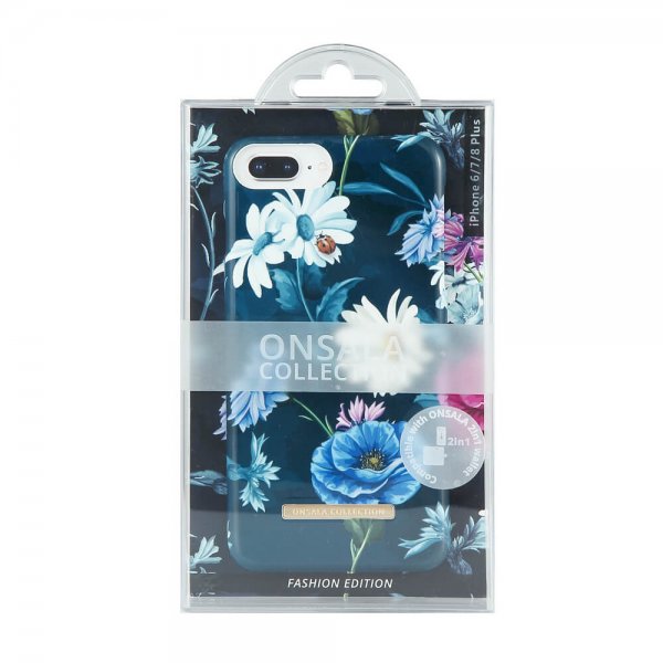 Onsala iPhone 6/6S Plus/iPhone 7 Plus/iPhone 8 Plus Deksel Fashion Edition Poppy Chamomile