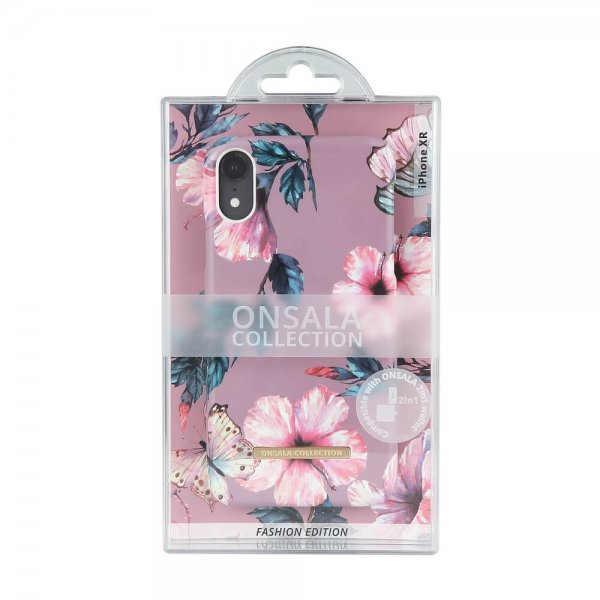 Onsala iPhone Xr Deksel Fashion Edition Dusty Pink Viol