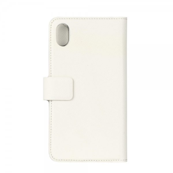 Onsala iPhone Xr Etui Fashion Edition Avtakbart Deksel Saffiano Hvit