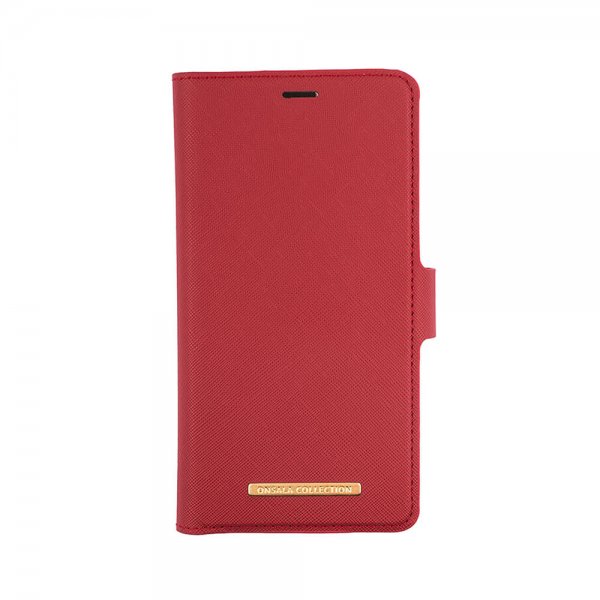 Onsala iPhone 11 Pro Max Etui Fashion Edition Avtakbart Deksel Saffiano Rød