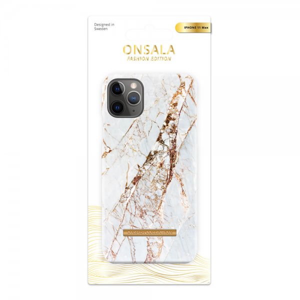 Onsala iPhone 11 Pro Max Deksel Fashion Edition White Rhino Marble