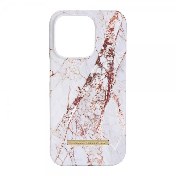Onsala iPhone 14 Pro Deksel Fashion Edition White Rhino Marble