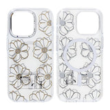 iPhone 16 Pro Deksel Mønster MagSafe Blomster