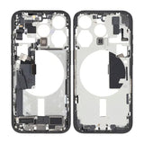 Mellomramme med smådeler for iPhone 15 Pro - Svart Titan OEM