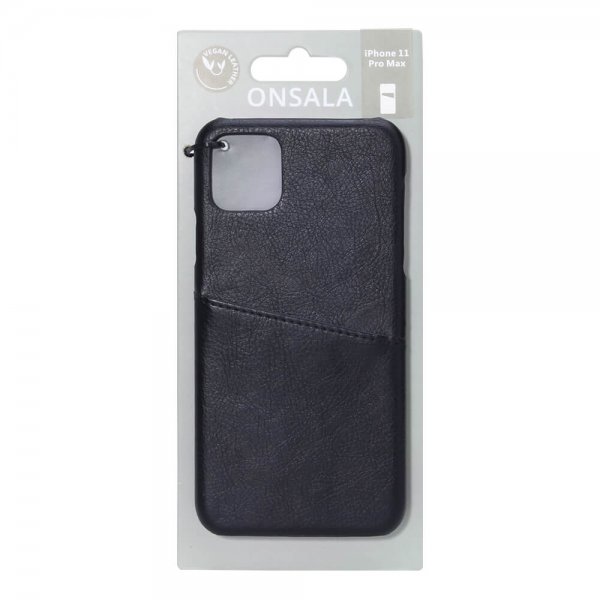 Onsala iPhone 11 Pro Max Deksel med en Kortlomme Svart