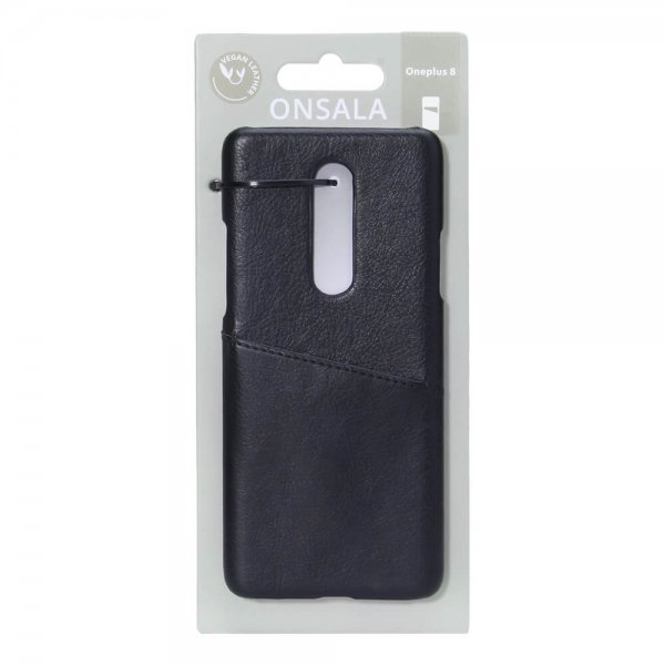 Onsala OnePlus 8 Deksel med en Kortlomme Svart