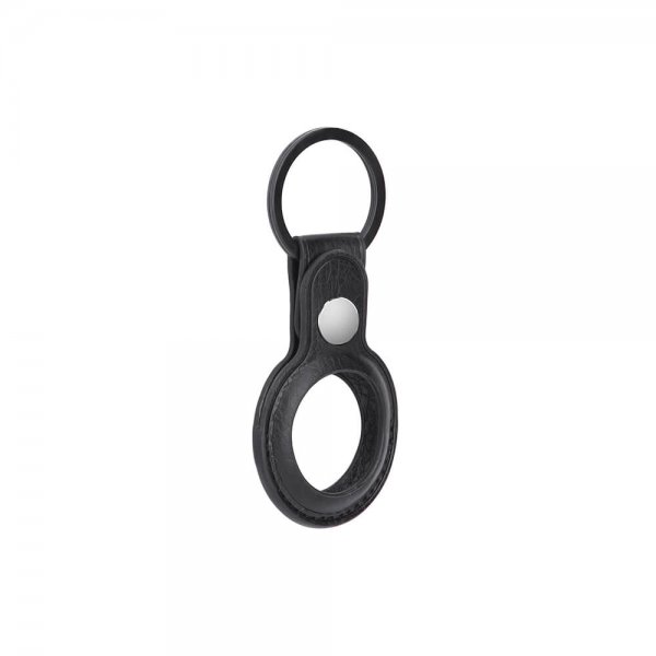 Onsala Apple AirTag Holder Kunstlæder Svart