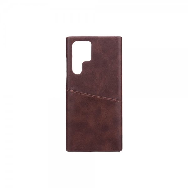 Onsala Samsung Galaxy S22 Ultra Deksel med en Kortlomme Brun