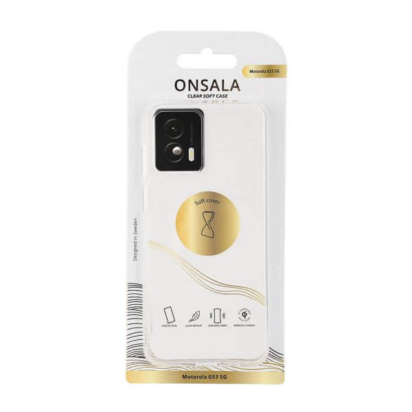Onsala Motorola Moto G53 5G Deksel Resirkulert TPU Transparent