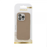 Onsala iPhone 15 Pro Deksel Ultraslim Sand Burst Beige