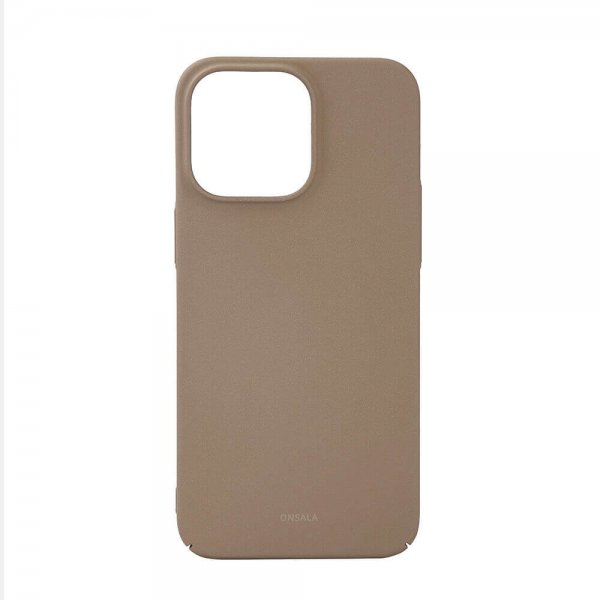 Onsala iPhone 15 Pro Max Deksel Ultraslim Sand Burst Beige